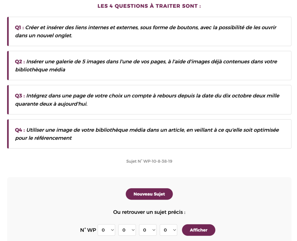 Générateur de sujet wordpress et prestashop