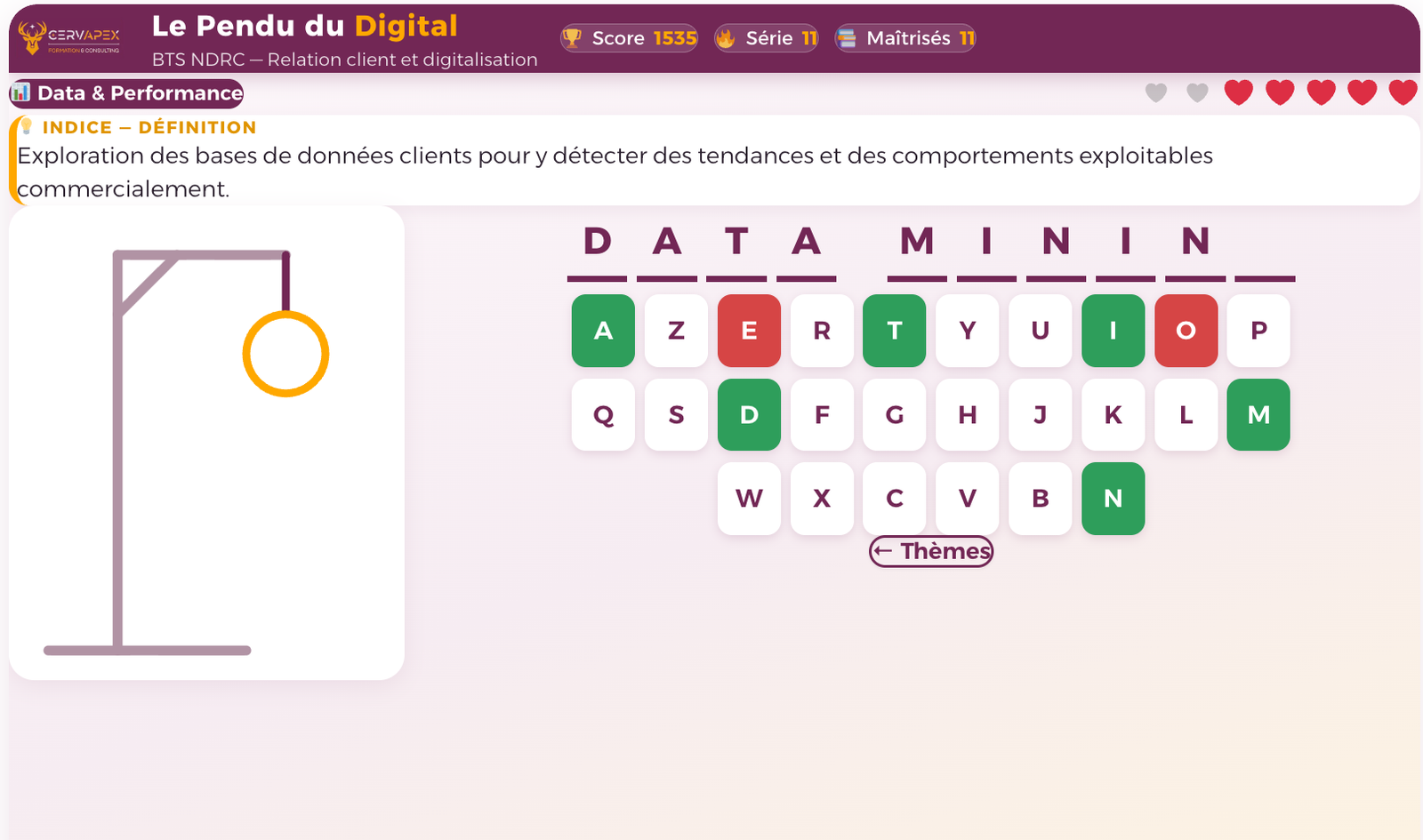 pendu digitalisation
